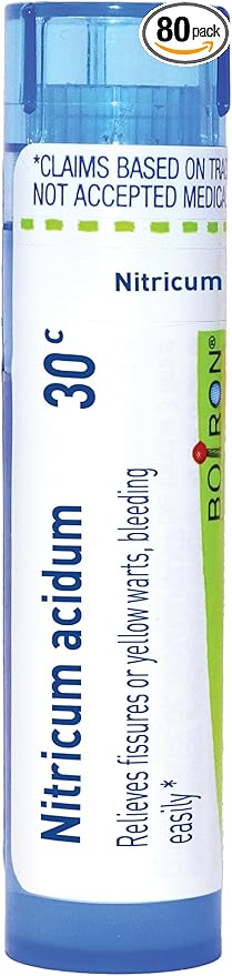 My Personal Guide to the Best Homeopathic Remedies for Ingrown Toenails 12 Boiron Nitricum Acidum 30C Homeopathic Medicine for Fissures or Yellow Warts, Bleeding Easily - 80 Pellets