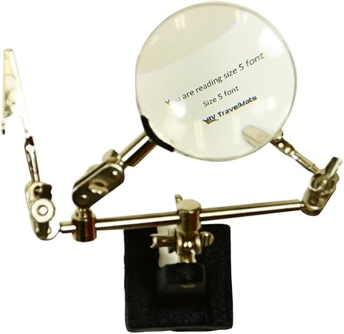 Mini herramienta de alambre de soldadura con lupa Hobby Tool abrazaderas de soldadura