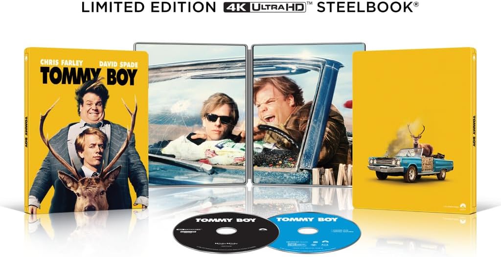 Tommy Boy [4K UHD Steelbook + Blu-Ray +Digital Copy]