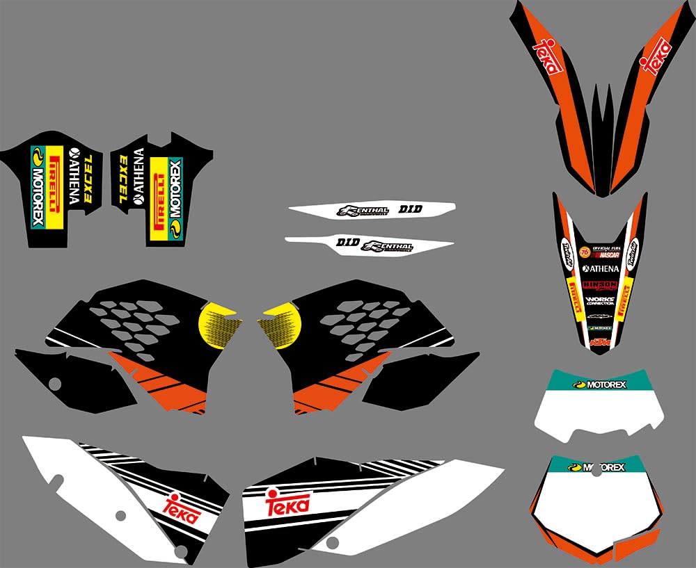 mxp Graphic 3M - Adhesivo para moto de suciedad