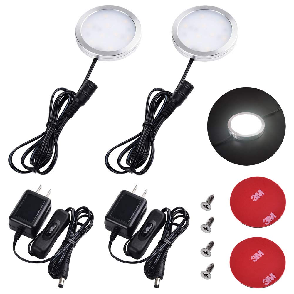 Buy Lvyinyin Single Under LED Puck Light, Curio Display Case