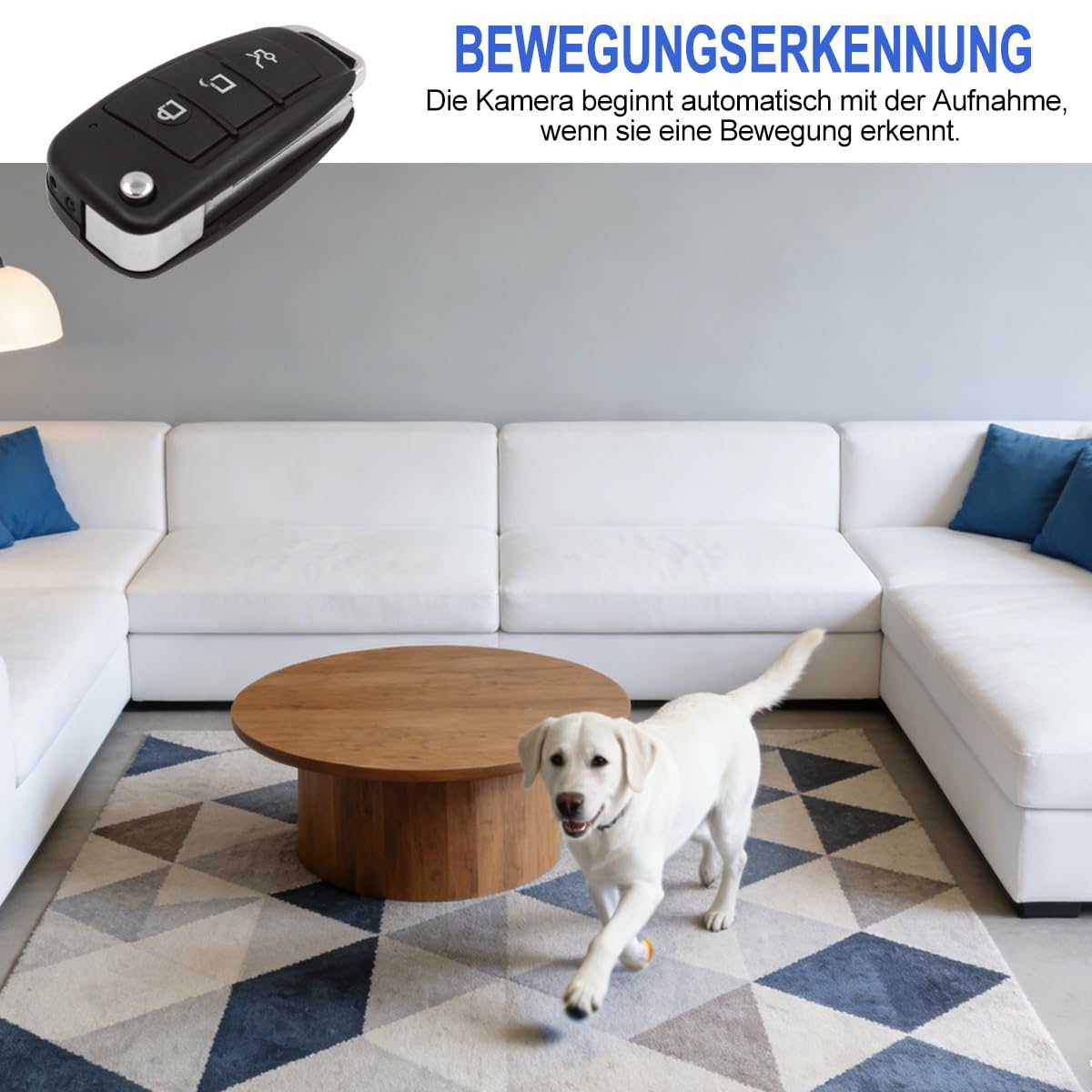 sakalaka HD 1080P Mini Bodycam Überwachungskamera Tragbare Body Kamera mit Bewegungserkennung Nachtsicht für den Innen- und Außenbereich