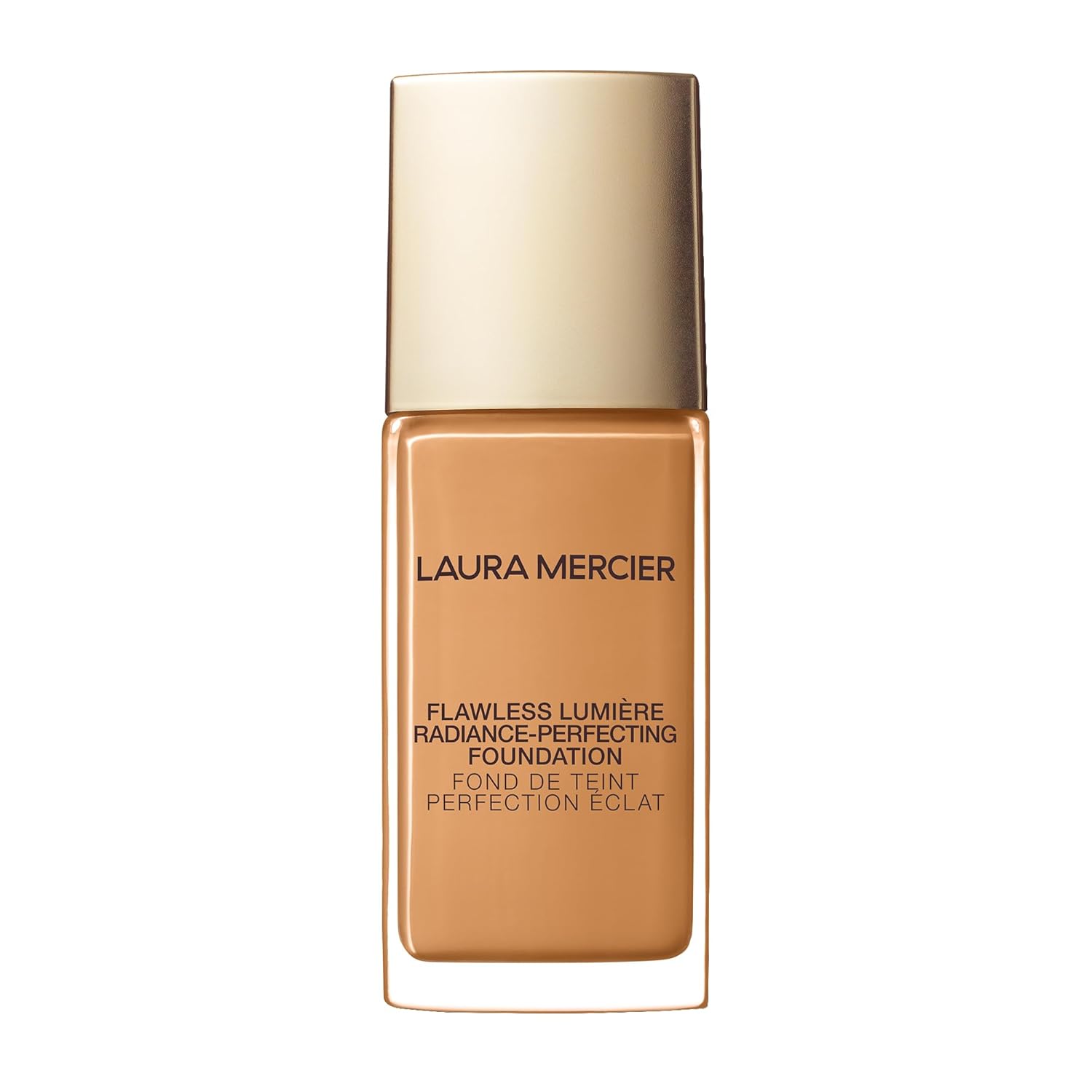 Laura Mercier Flawless Lumière Foundation, 15HR Hydration, Medium to Full Coverage, Breathable Formula, Improves the Look of Dull and Dry Skin, Luminous Finish, Non-Comedogenic, Vitamin C Infused 4W1 Maple - medium with warm undertones (18)