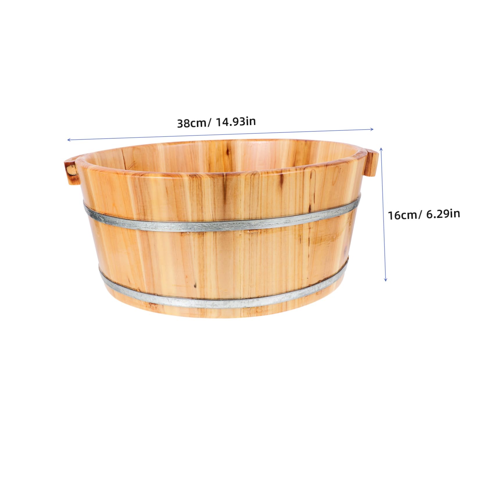 Vasca Da Bagno Per Piedi 15.00In X 13.78In X 6.30In Secchio Per Pediluvio Riutilizzabile Per Uso Domestico Lavaggio Dei Piedi Pedicure Bacinella Facile Da Pulire E Portatile