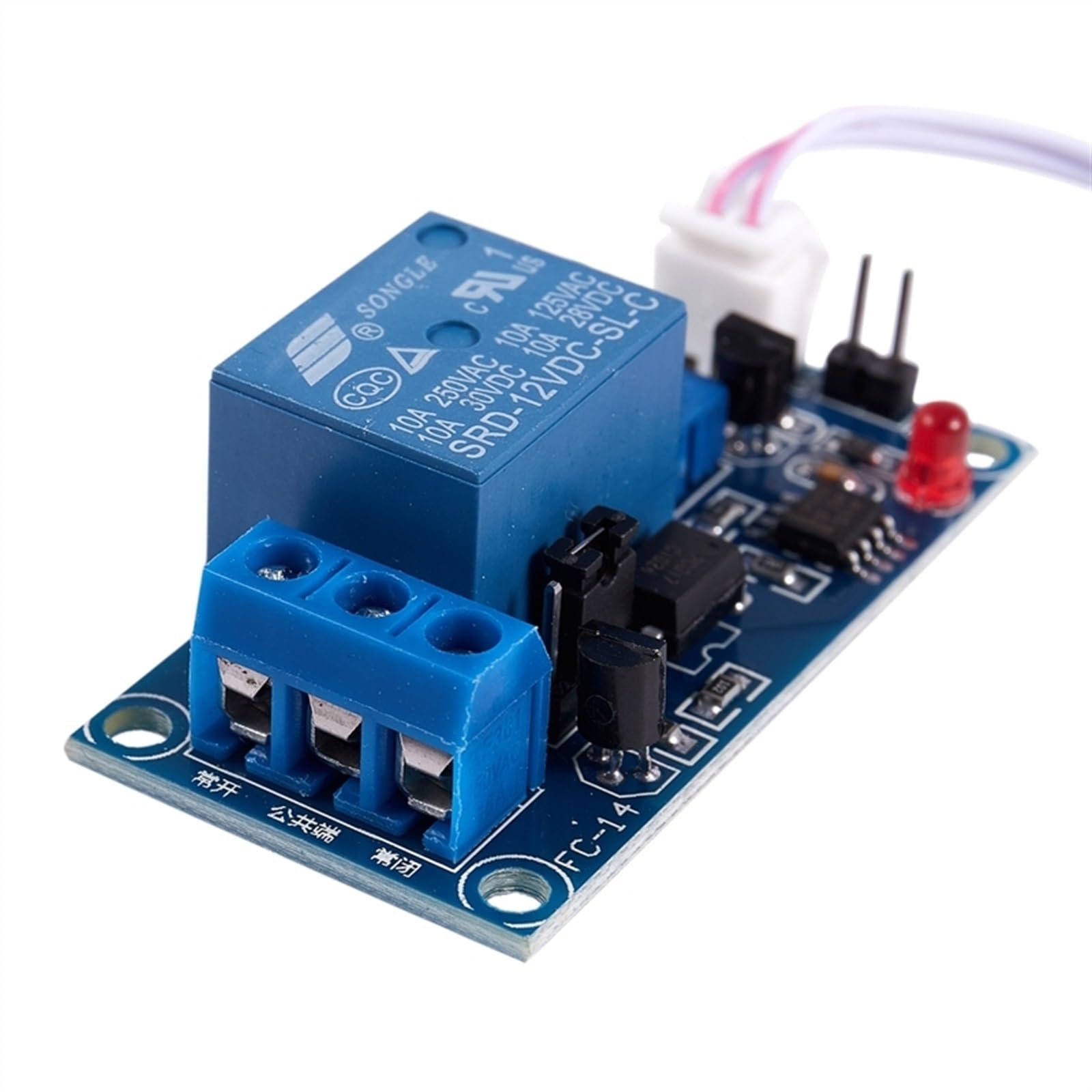 DC 12 V fotoelektryczny przełącznik moduł przekaźnika i DC12 V XH-W1219 NTC, moduł czujnika przełącznika