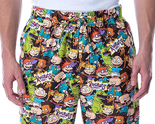 Nickelodeon Men's Rugrats Character Mashup Adult Loungewear Sleep Bottoms Pajama Pants3