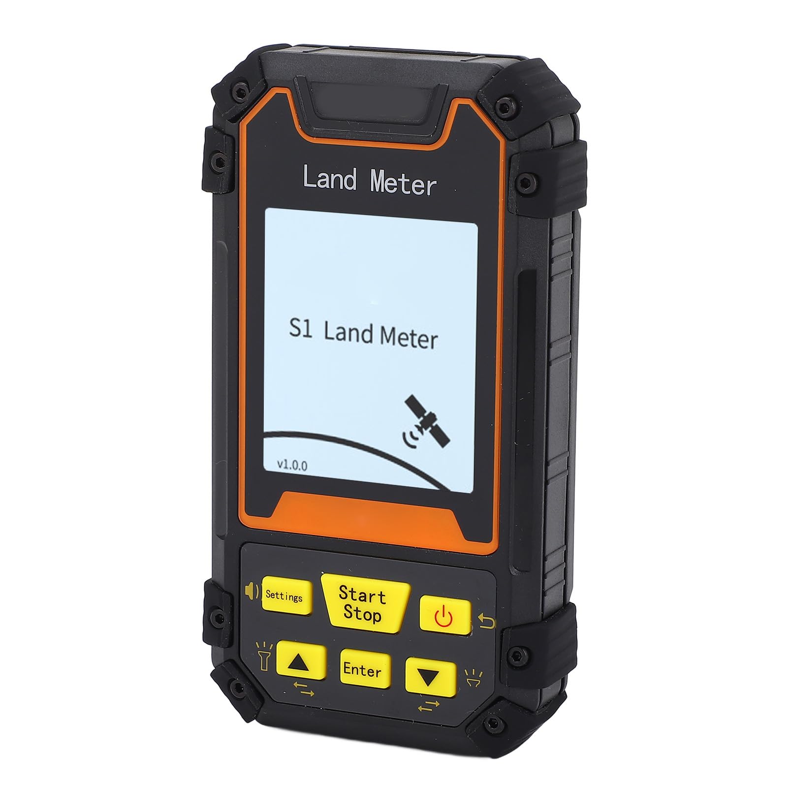 AUNMAS Medidor Topográfico GPS Portátil, Diseño Robusto, Herramienta de Medición para Cálculo de áreas Agrícolas, Medición Precisa de Distancias para Agricultores