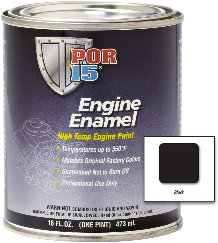 Motorcycle Engine Paint Black