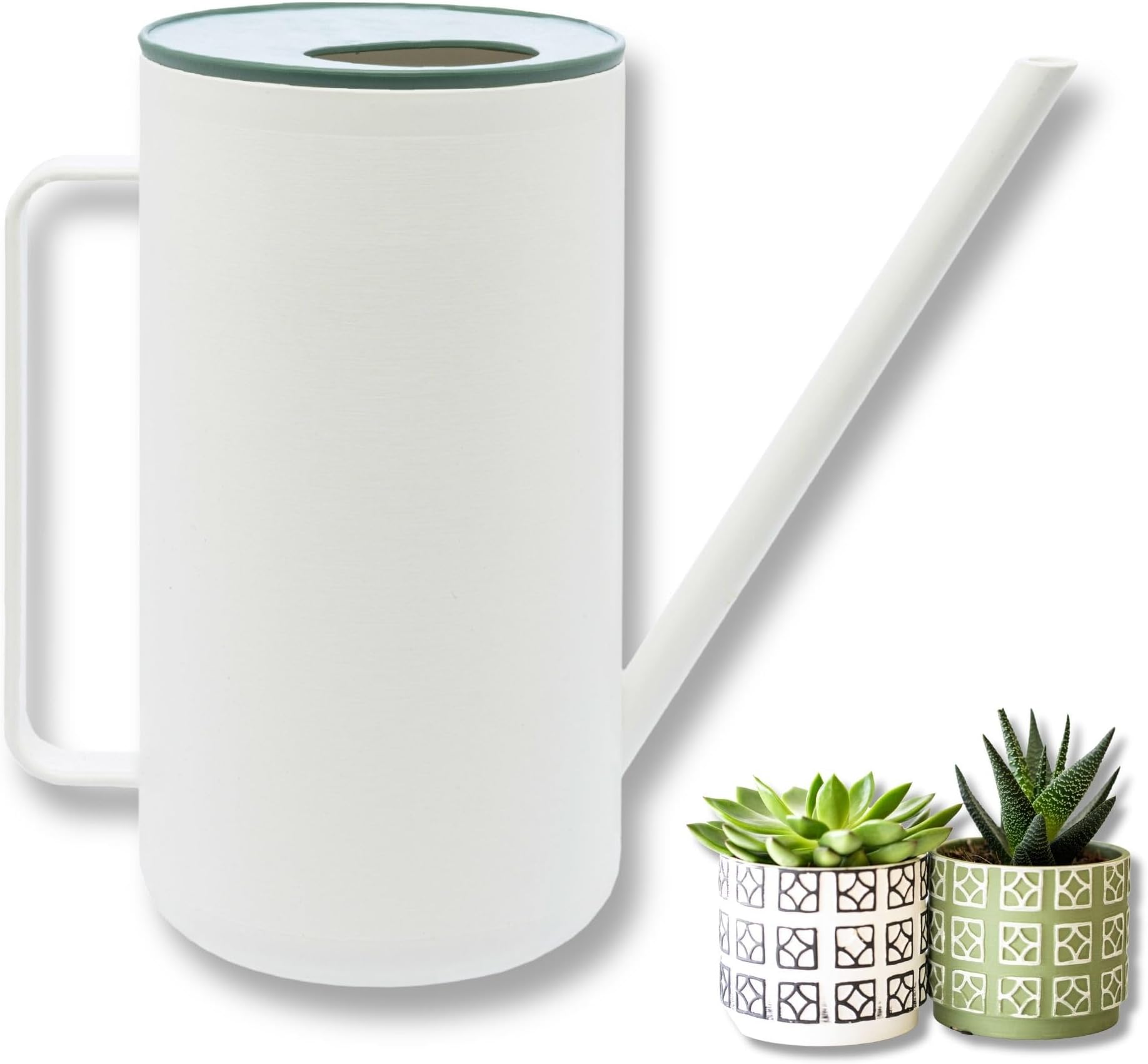 Gießkanne 1L Mit Langem Hals - Zimmerpflanzen Gießkanne Mit Brause Grau