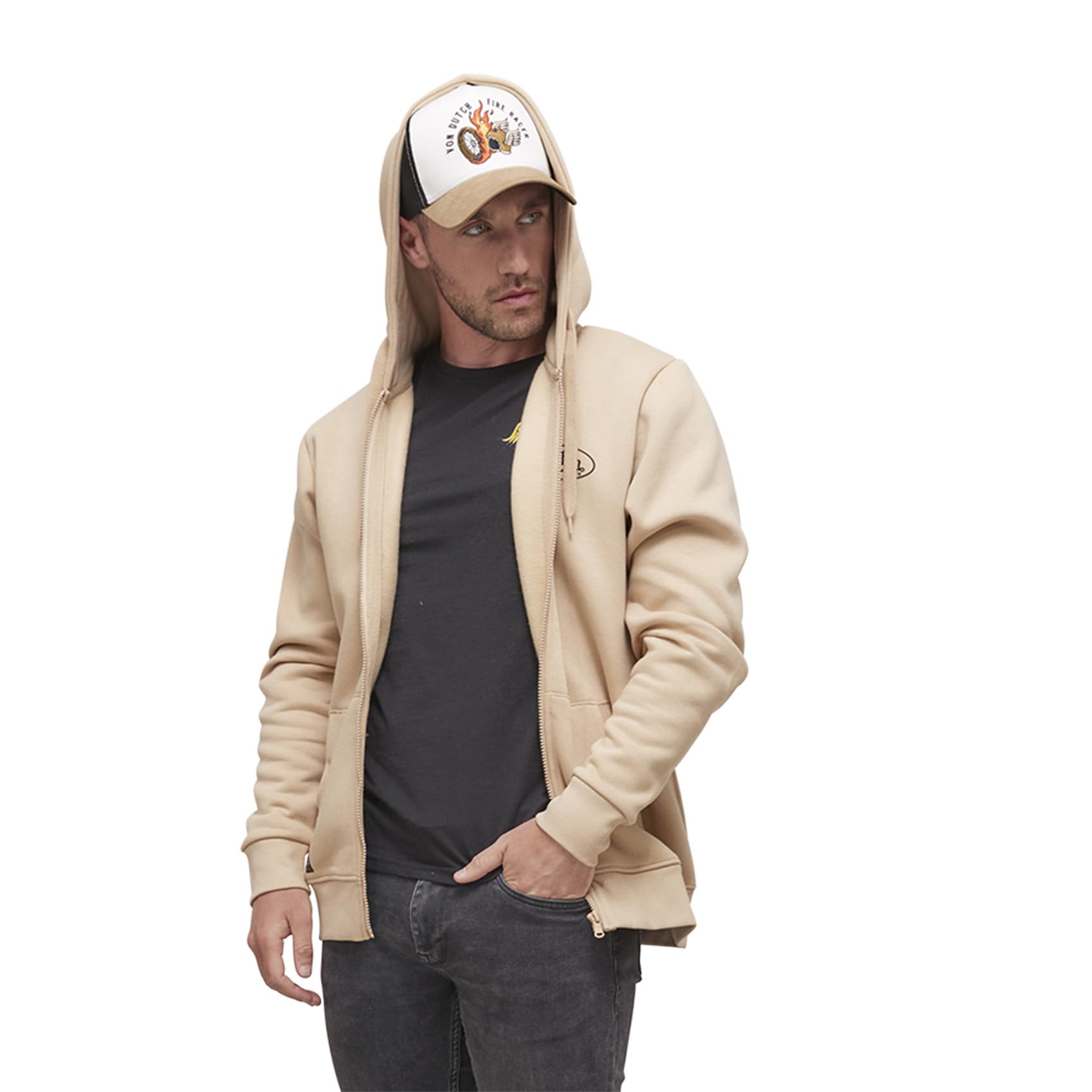 Von Dutch Męska bluza z kapturem Vd/1/Swc/Slim (zestaw 1)
