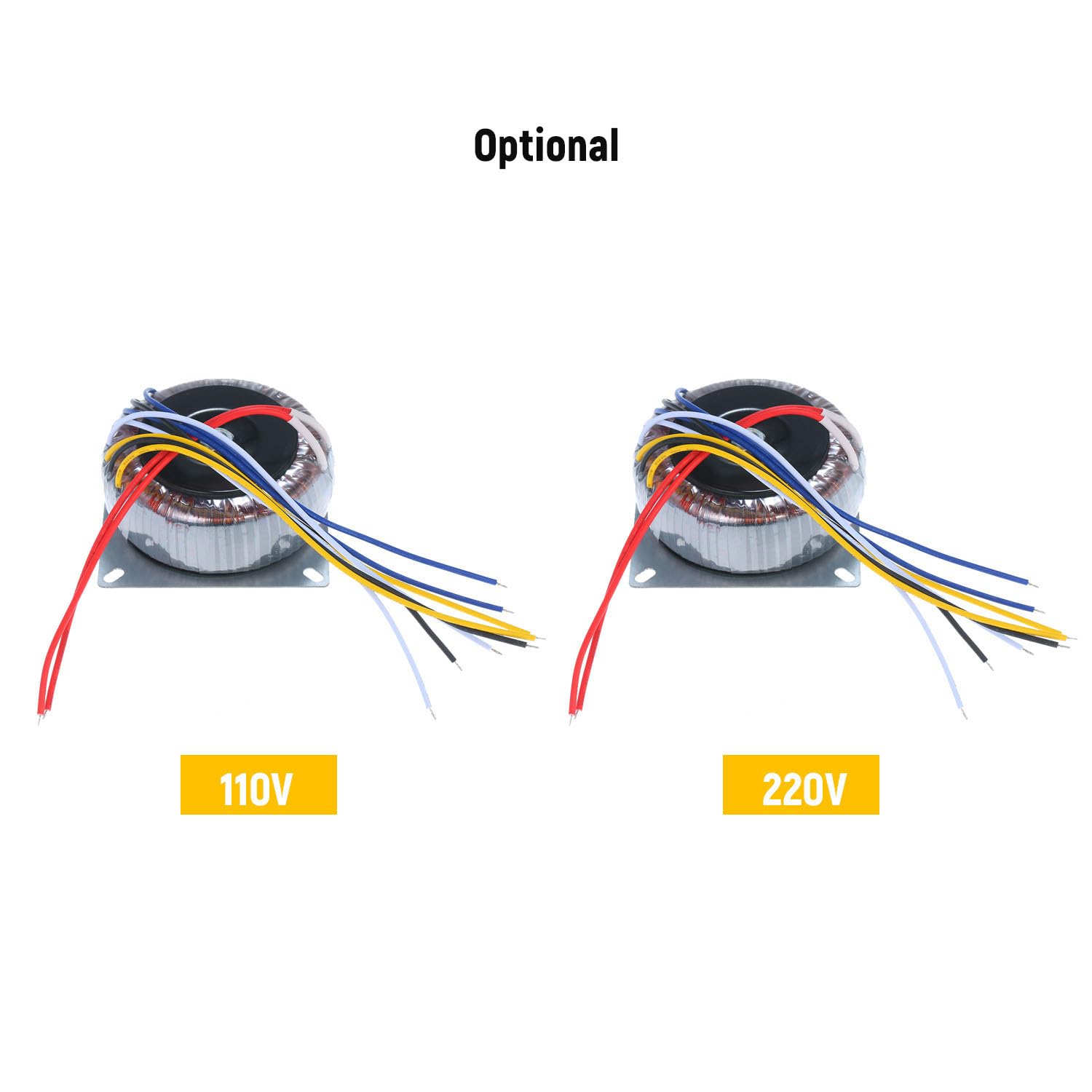 Trasformatore toroidale da 200 W in rame puro monofase monofase trasformatore di alimentazione per preamplificatore audio lettore CD monitor altoparlante protezione circuito AC 220 V a AC 12 V/28 V