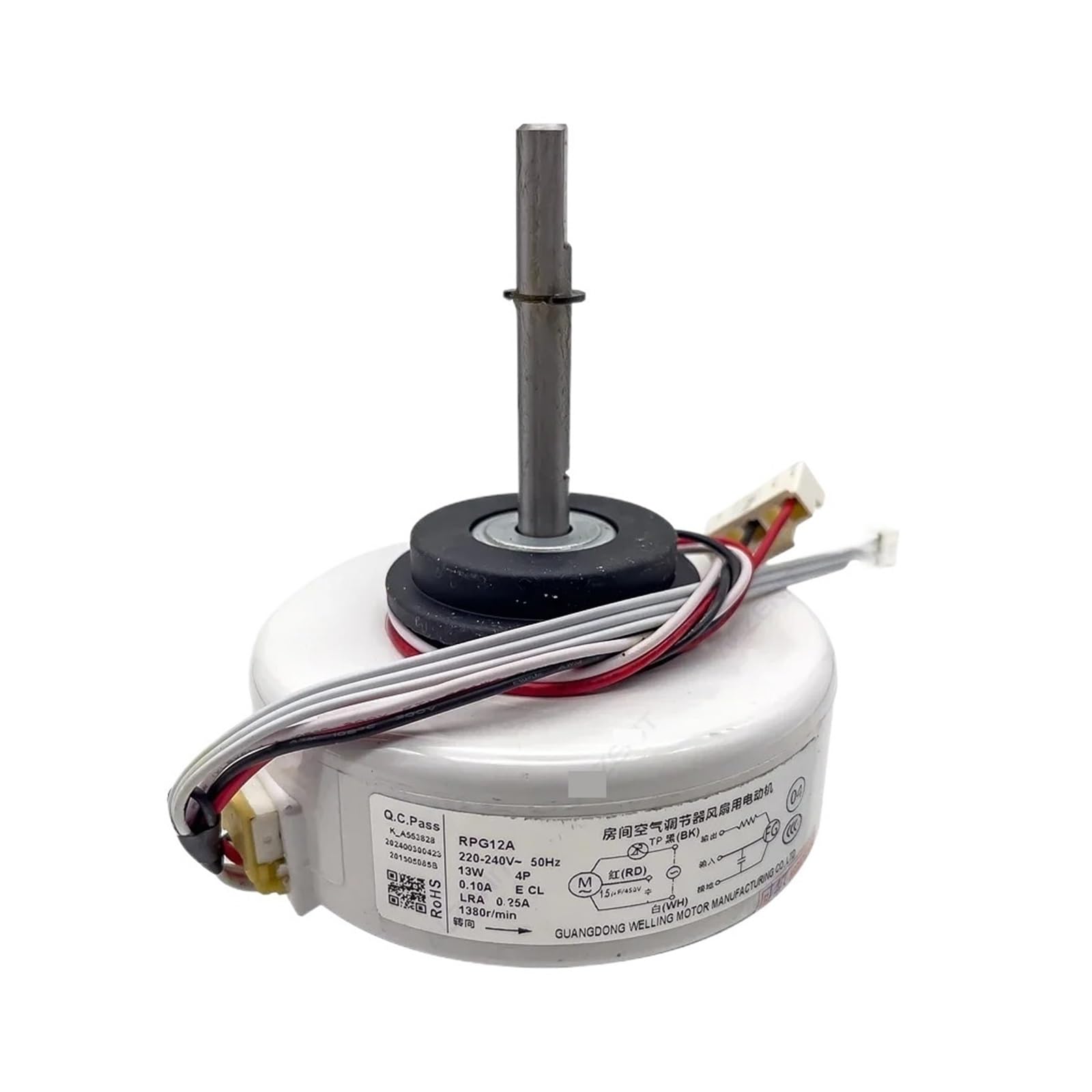 Duaeanxi One Color Used For Air Conditioner Indoor Unit Ac Fan Motor Rpg12a 220-240V 50Hz 13W 1380R/Min Conditioning Parts