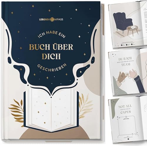 Lebenskompass Ein Buch über Dich - Zum Ausfüllen und Verschenken an deine Liebsten Ein Freundebuch Erwachsene & Erinnerungsalbum für beste Freundin und Freunde