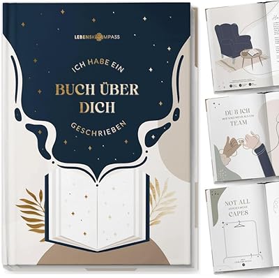 Lebenskompass Ein Buch über Dich - Zum Ausfüllen und Verschenken an deine Liebsten Ein Freundebuch Erwachsene & Erinnerungsalbum für beste Freundin und Freunde - Beste Freundin Geschenk
