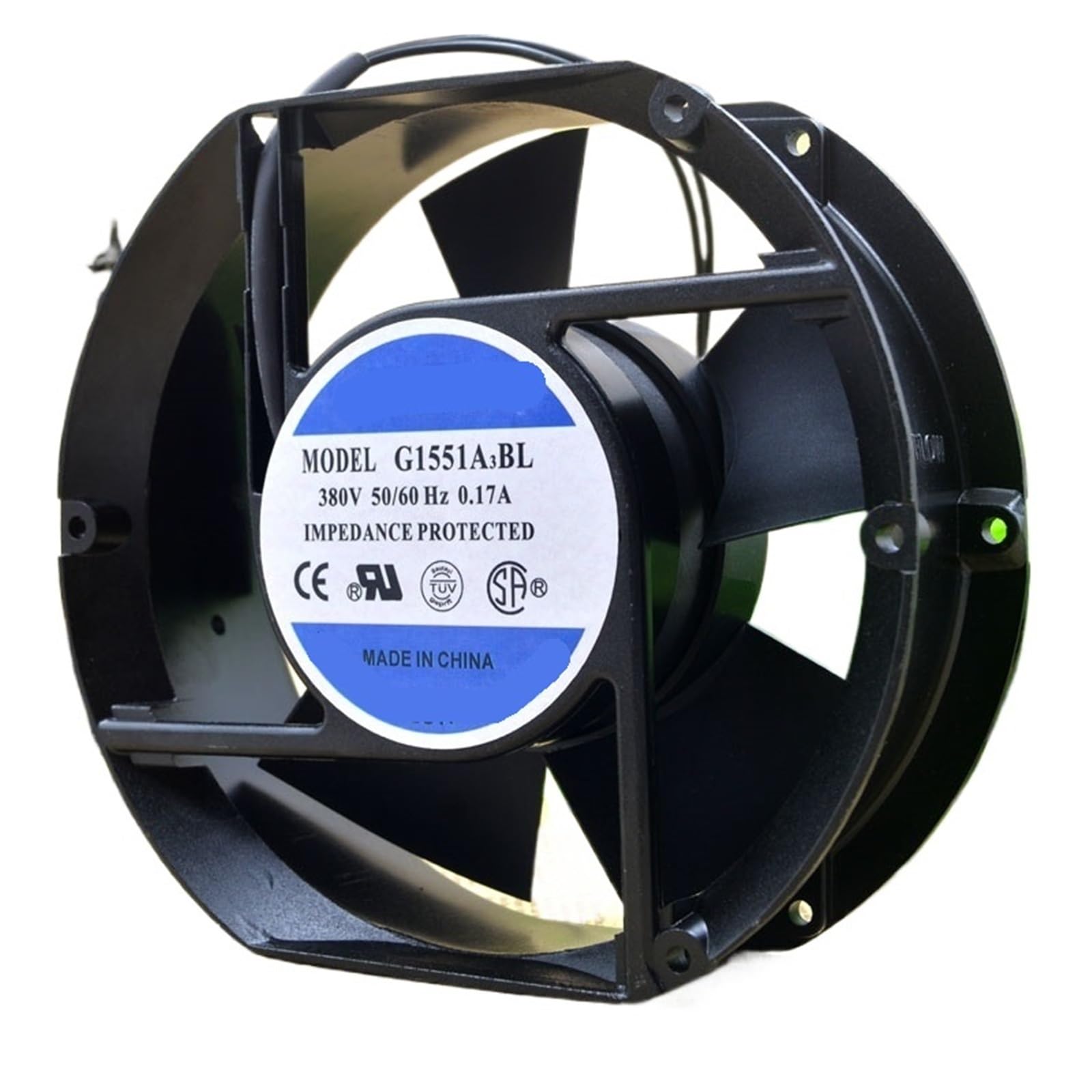 YMUGUEGH G1551A3BL 380V 17251 17CM 0.17A axial flow cooling fan