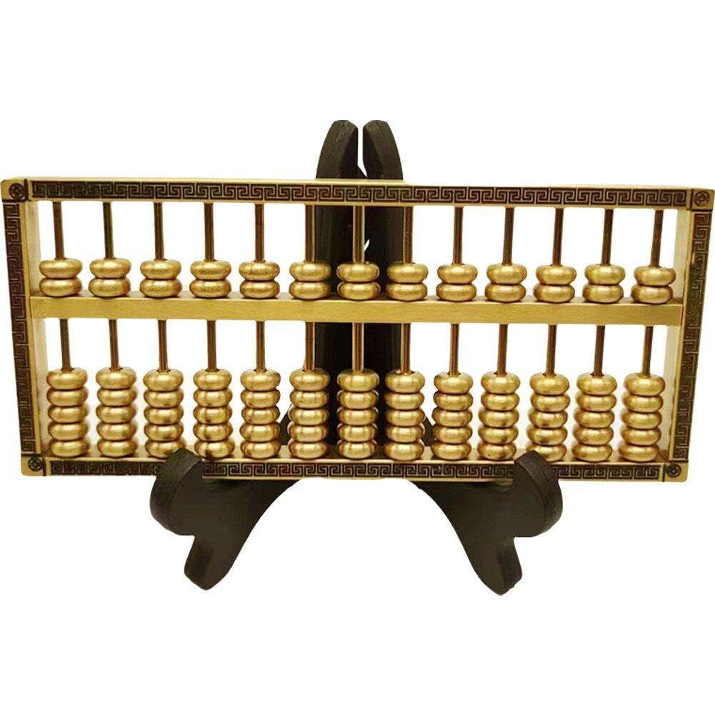Abacus Ornament Wealth Sculpture Abacus Chinese Calculator Feng Shui Abacus Statue Decor Crafts Math Abacus Calculator