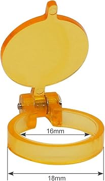 2PCS Yellow Filter for LED Light Lamp Dental Loupes Useful Lab Illumination Optical Binocular Magnifier Accessories, 750129404
