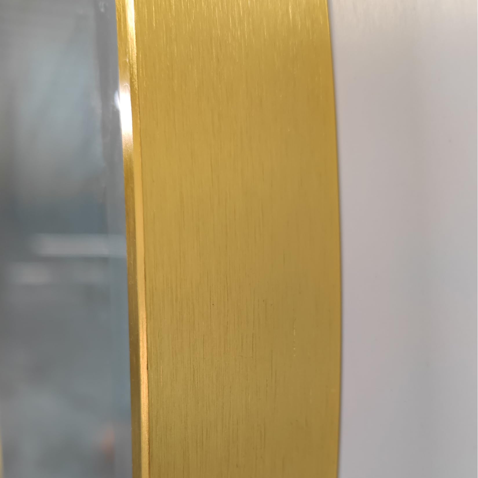LUVODI Specchio Bagno LED Luce: Cornice Dorata Ovale 120x60cm Specchio Smart Led Bagno Oro da Parete 3 Touch Grande Illuminato Frontale Antiappannamento Dimmerabile Verticale Orizzontale