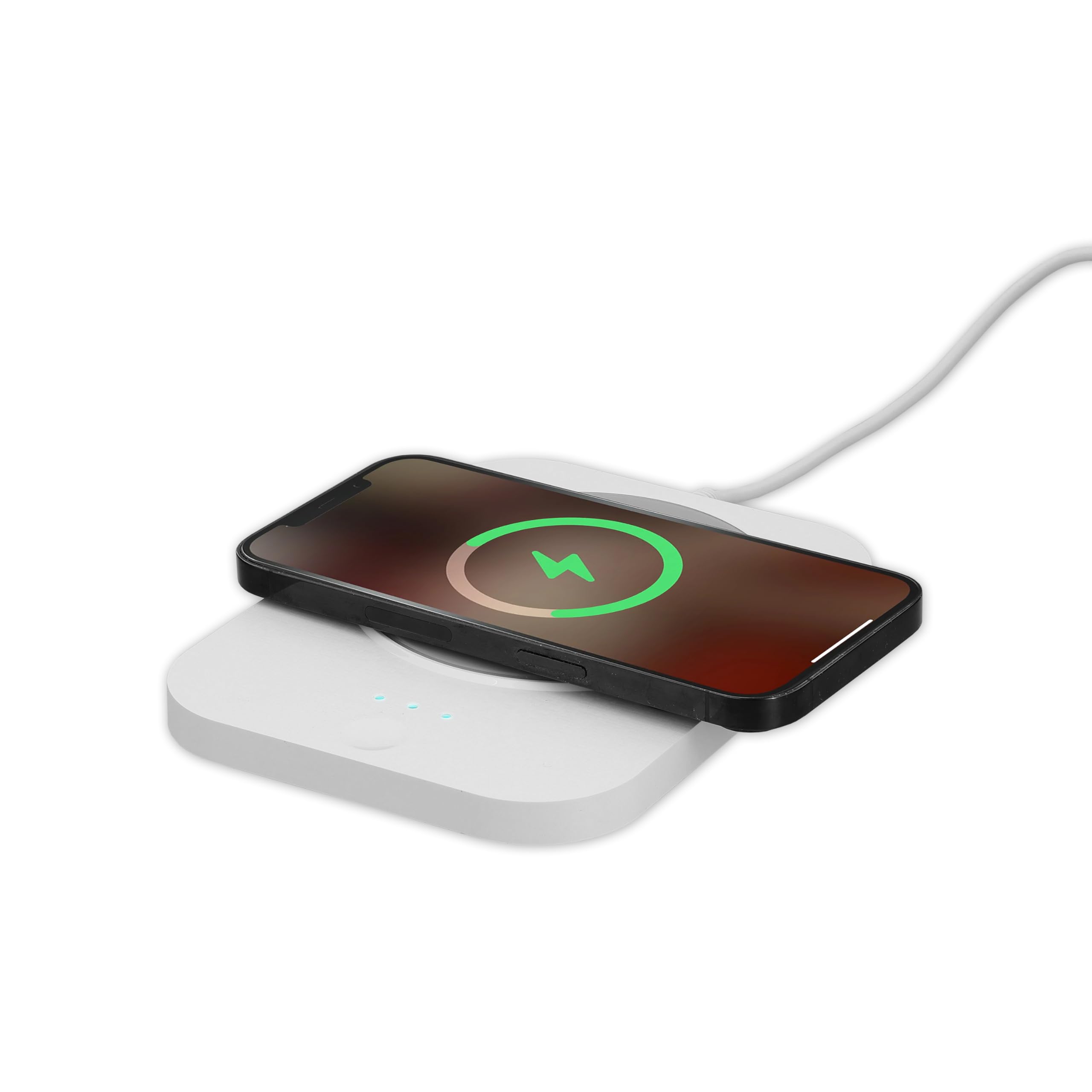 Calentador de taza de café y cargador inalámbrico, calentador de tazas inteligente 2 en 1 y cargador de teléfono inalámbrico de 15 W, tecnología de inducción inteligente ultra segura con apagado 6