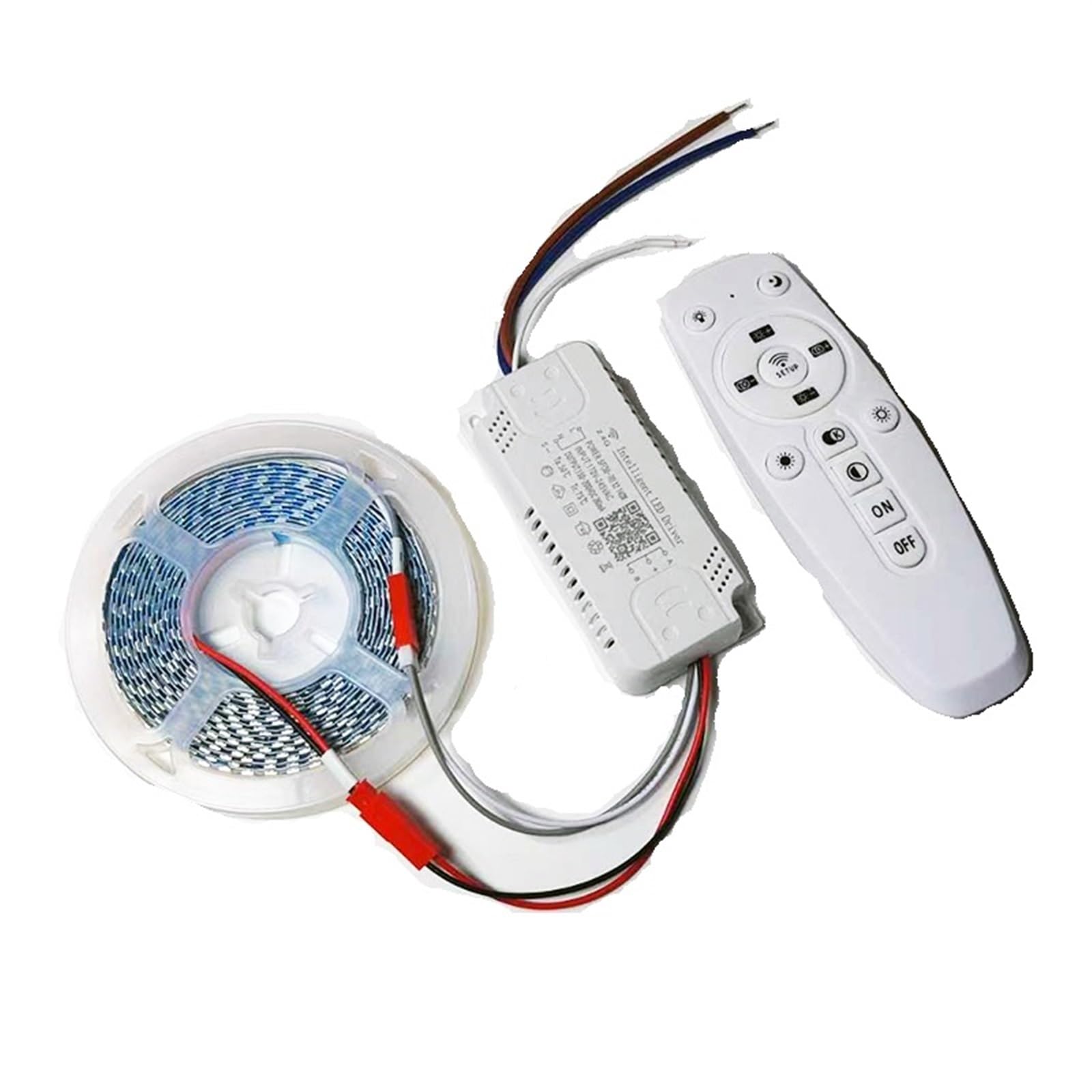 Bande LED pliable 3m pour lustre avec pilote 50-70W et télécommande