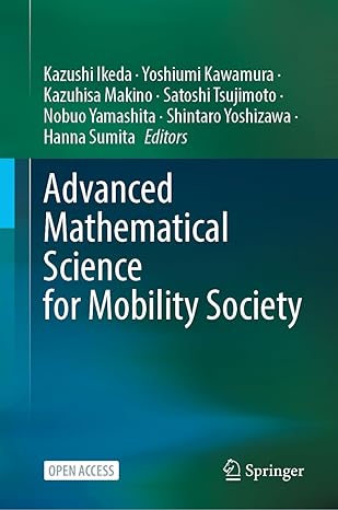 Advanced Mathematical Science for Mobility Society-finelybook