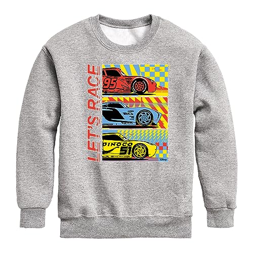 Disney - Cars - Lets Race - Toddler & Youth Crewneck Fleece Sweatshirt