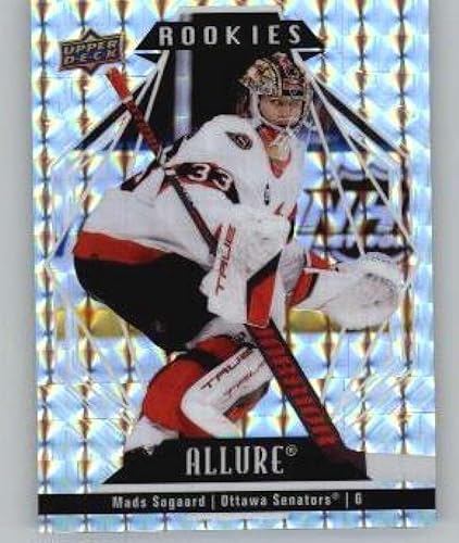 2022-23 Upper Deck Allure White Diamond #140 Mads Sogaard RC Rookie Ottawa Senators NHL Hockey Trading Card