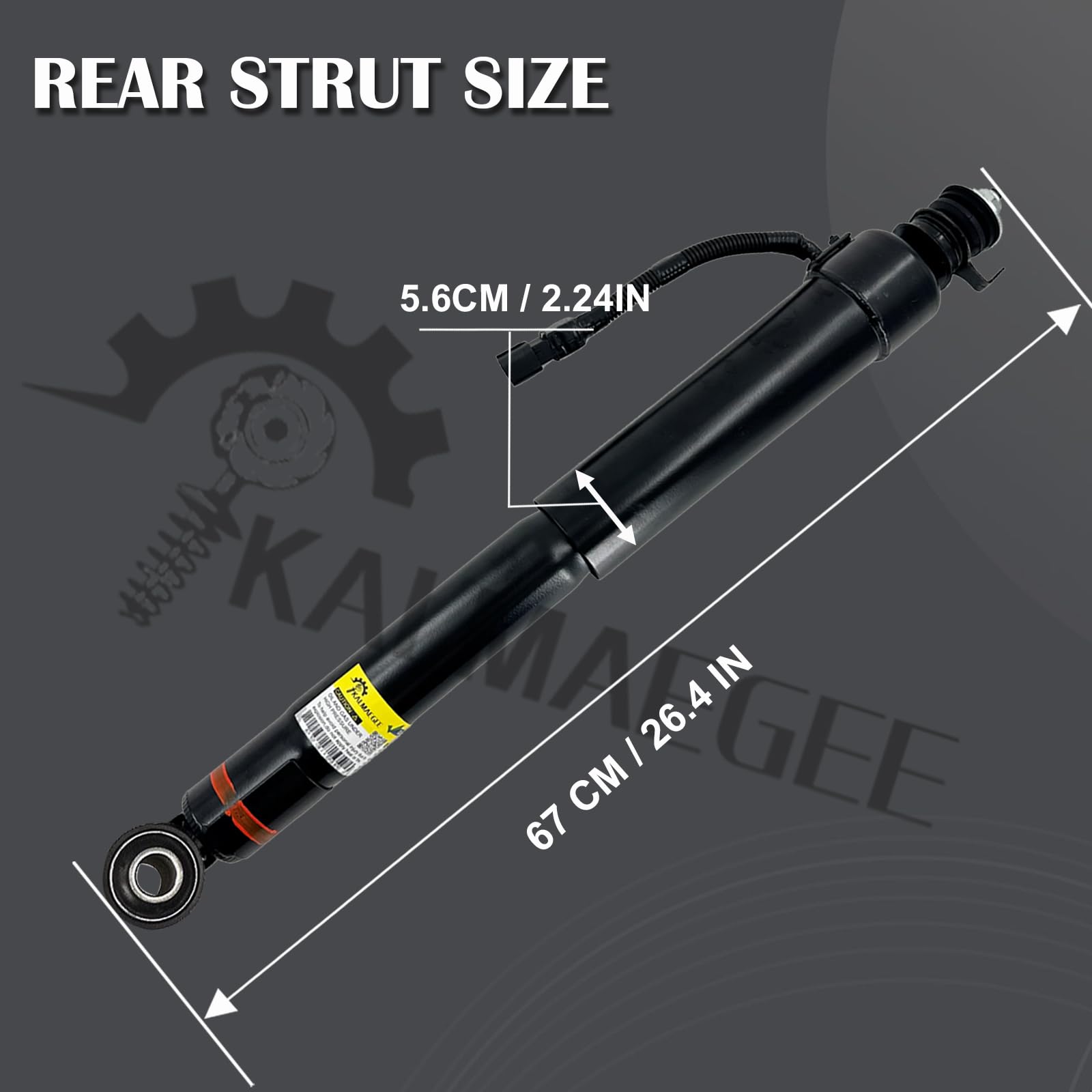 Amazon.com: Kalmaegee 48530-69485 Pair Rear Shock Absorber