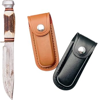 Amazon.co.jp: CATSELURRY レザーナイフポーチ 手作りナイフホルスター