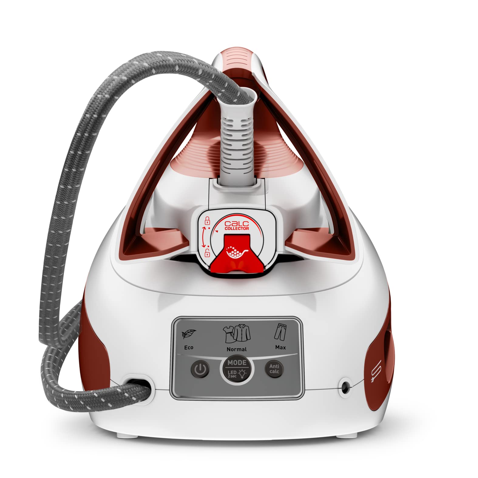 Tefal SV8110 - Planta de vapor Express Power, potencia de vapor potente, tecnología sin configuración, tanque de agua 1.8 L, vapor vertical, fabricado en Francia, Eco Stand