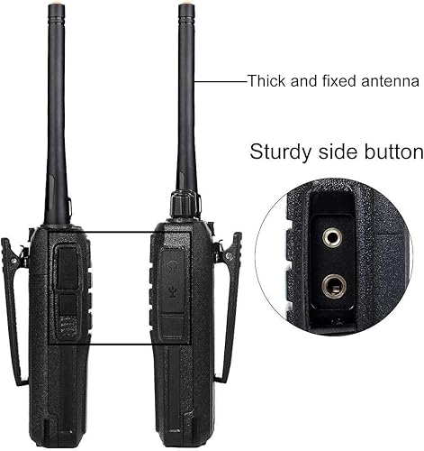 Miniatura 4 de Retevis RT21 Walkie Talkies para adultos (paquete de 6) con auriculares (paquete de 10), radio de 2 vías manos libres con cargador multibanda de