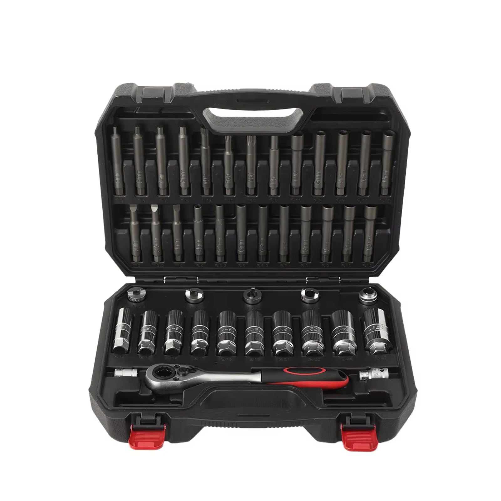 Maletín herramientas multiusos 43 Piezas Herramienta Desmontaje Amortiguador Juego Herramientas Puntal Choque Llave De 43 Piezas Herramienta Automática De Extracción De Amortiguador