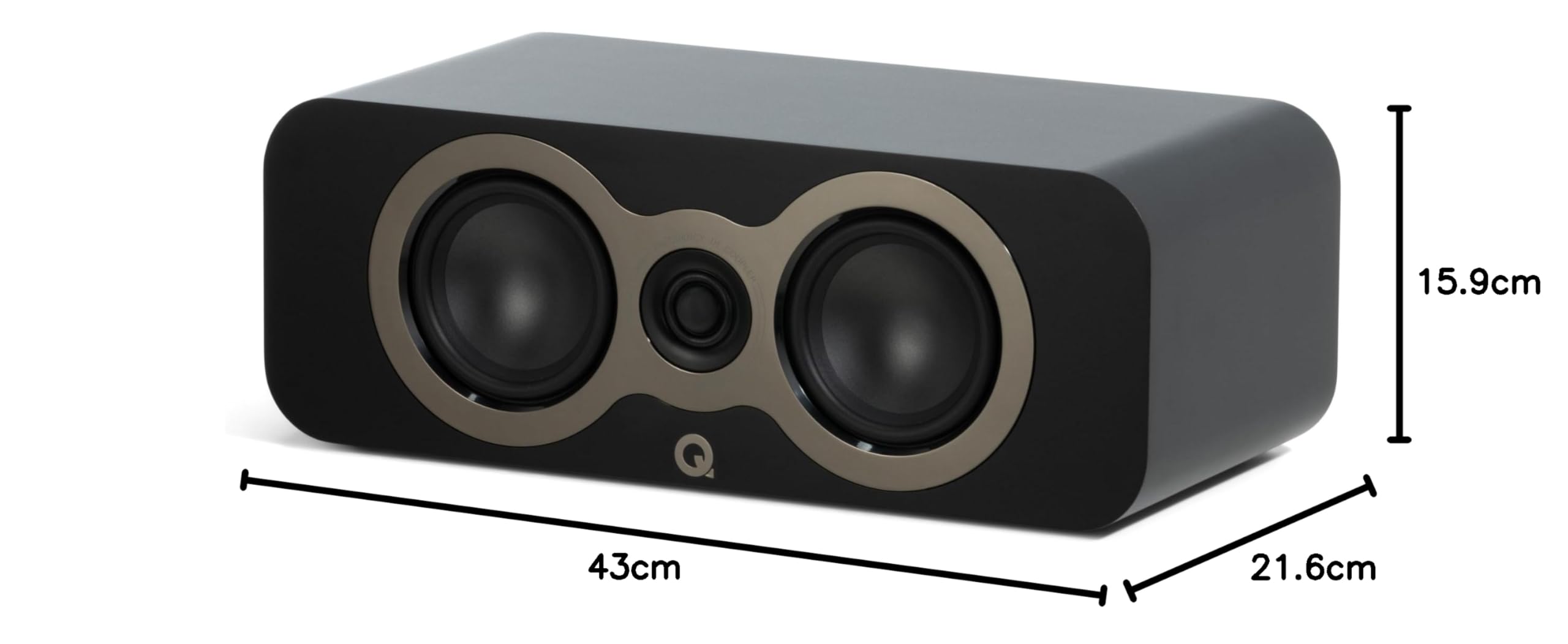 Q Acoustics 3090C Noir mat