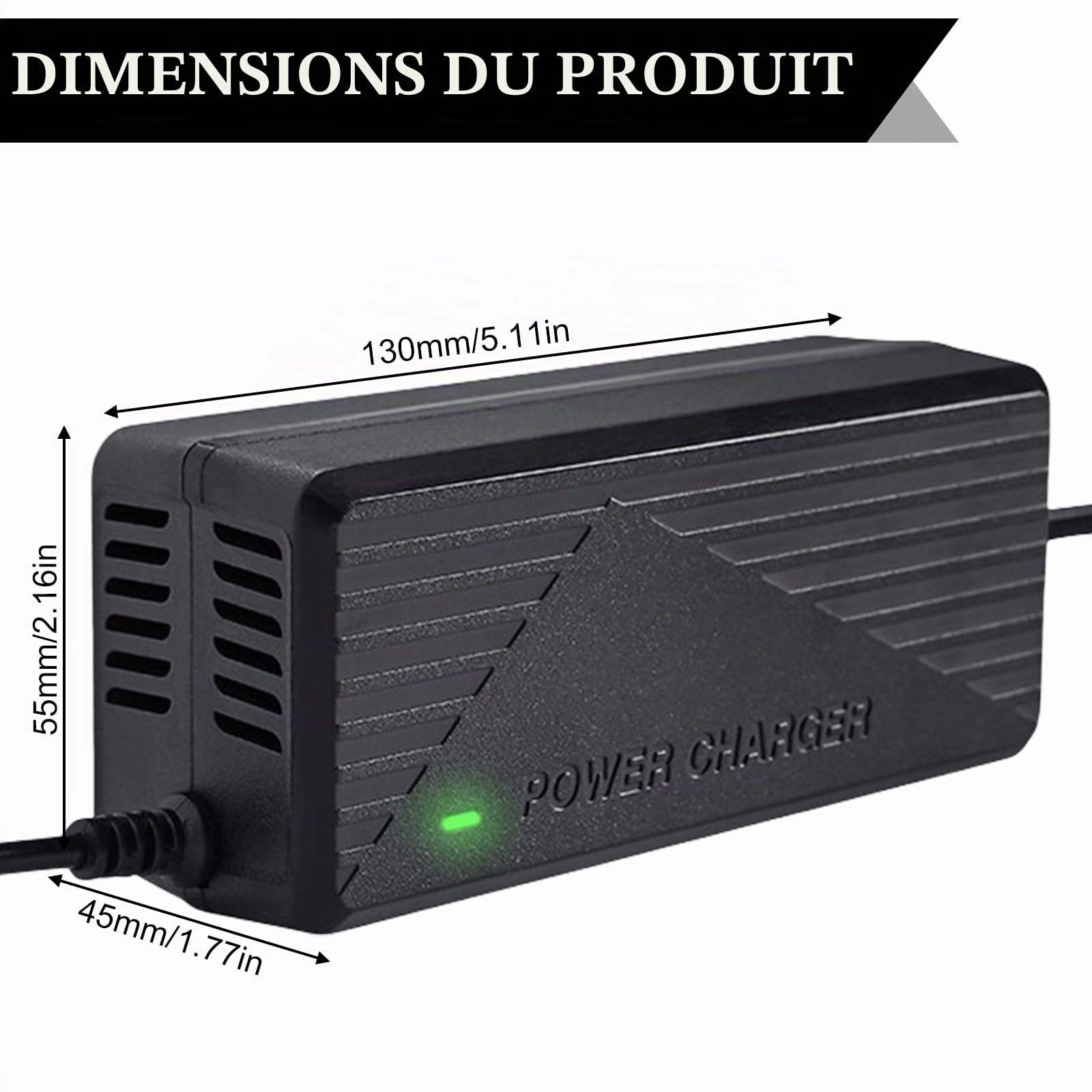 180W 15A AC à DC Adaptateur Converter, 220V vers 12V Adaptateur Allume Cigare Secteur，Adaptateur Secteur, Adaptateurs Transformateur Convertisseurs pour Glacière, Aspirateur de Voiture