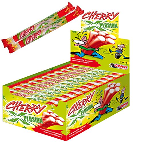 100 CARAMELLE RIPIENE CHERRY XPLOSION GUSTO CILIEGIA CONFEZIONE
