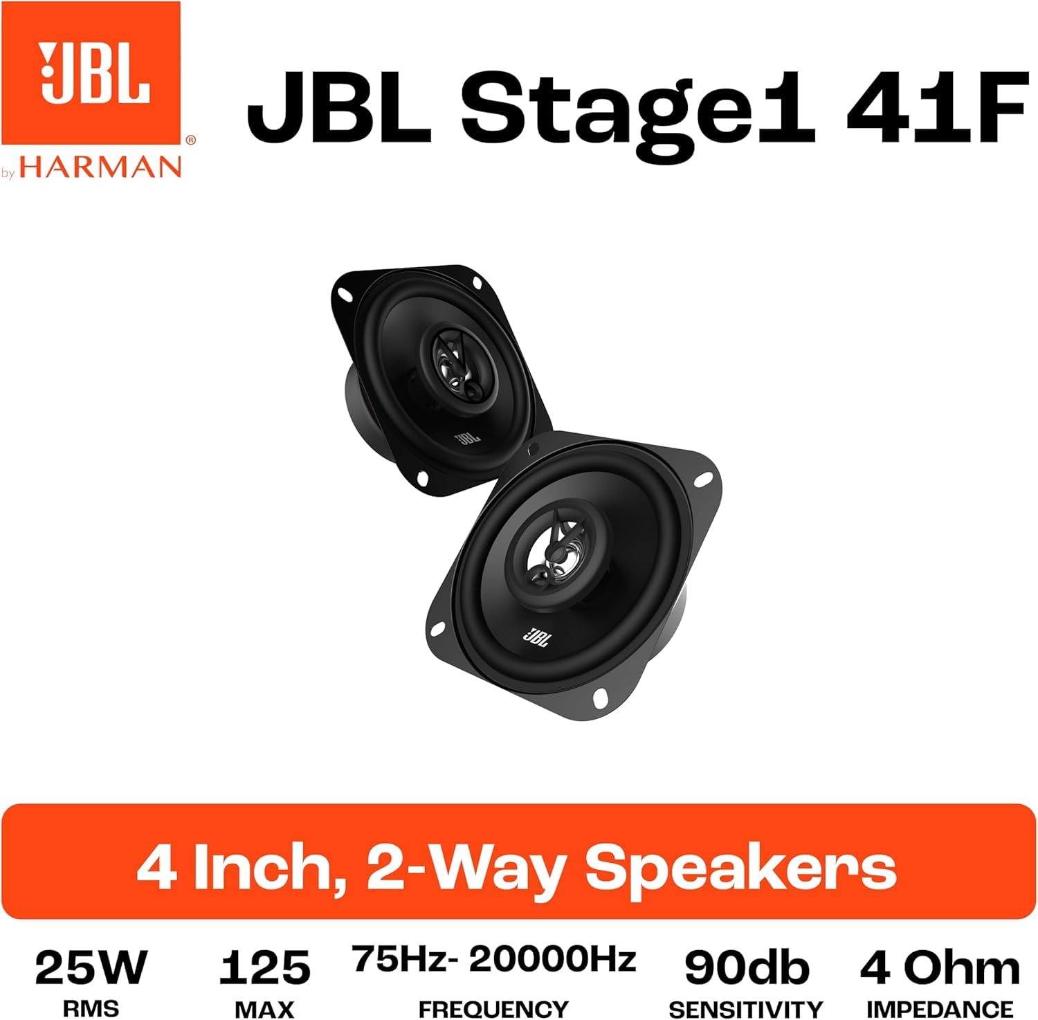 JBL STAGE1 41F | Car Audio Specialist | MB Car Audio JBL STAGE1 41F | Car Audio Specialist | MB Car Audio