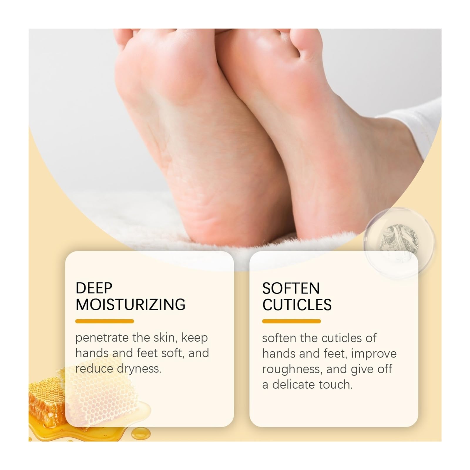 Crema Hidratante Manos Y Pies 20g | Hidrata, nutre y cuida la piel.(2pcs)