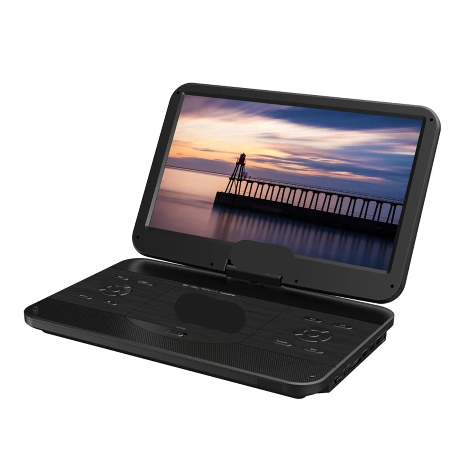Lettore Blu-ray portatile pieghevole da 15,6 pollici Schermo grande HD 1080P Supporta DVD VCD CD Viaggi in auto a casa Archiviazione e backup dei dati