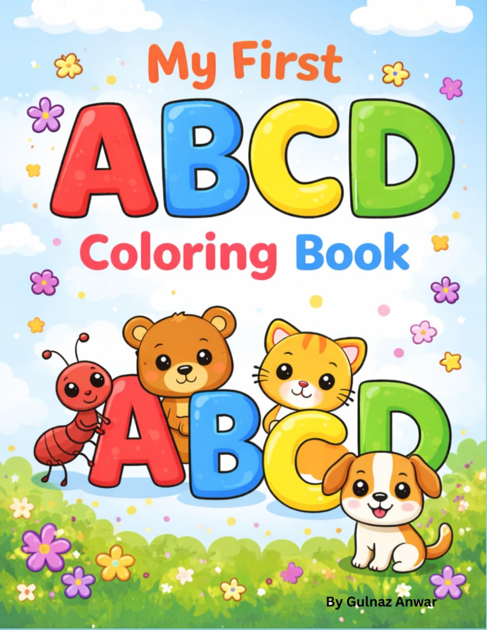 My First ABCD Coloring Book: Fun Alphabet Learning & Coloring Book for Kids Ages 1–5