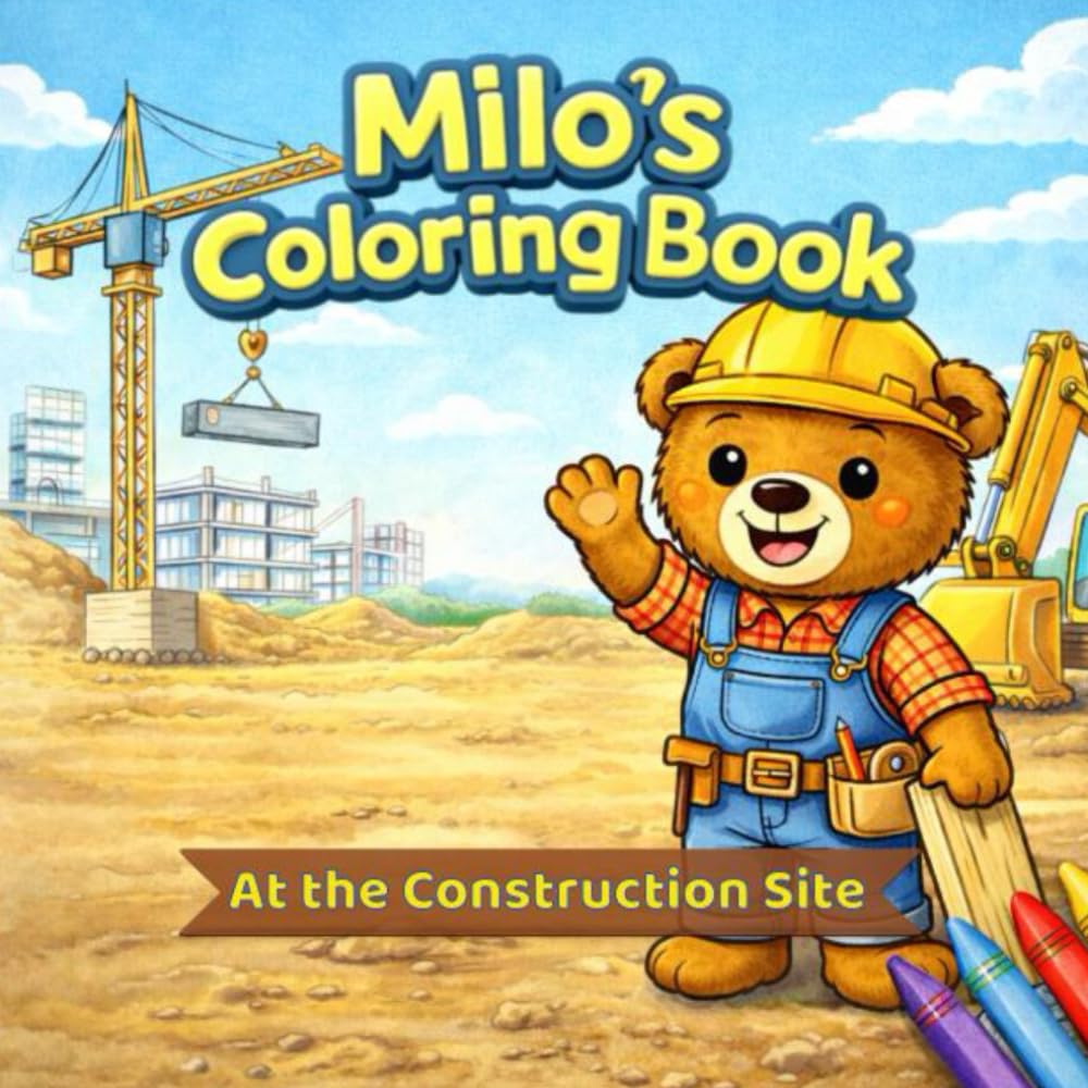 Milo´s coloring Book: At the Construciton Site