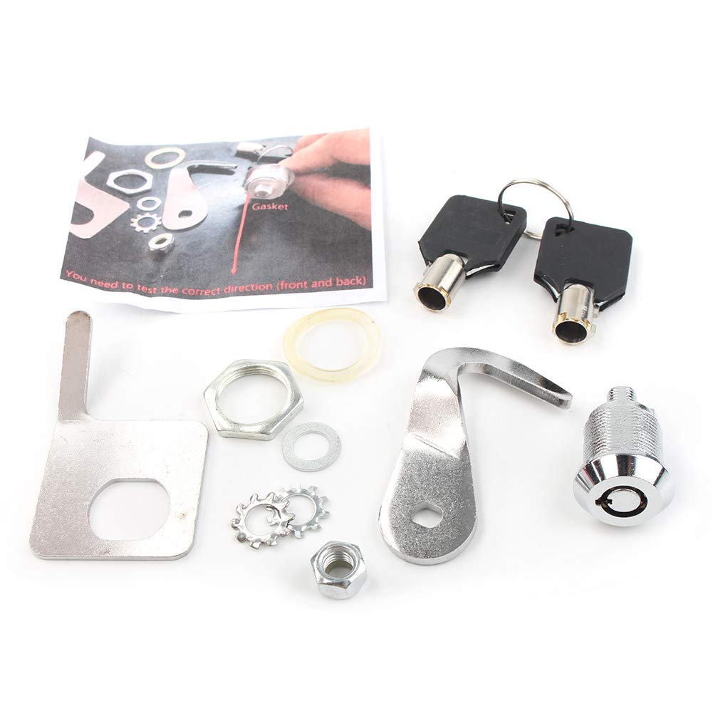 GZYF Motorbike Pack Lock with 2 Keys Accessaries for 1993-2013 for Davidson Touring Electra Tour Tri Road Glide