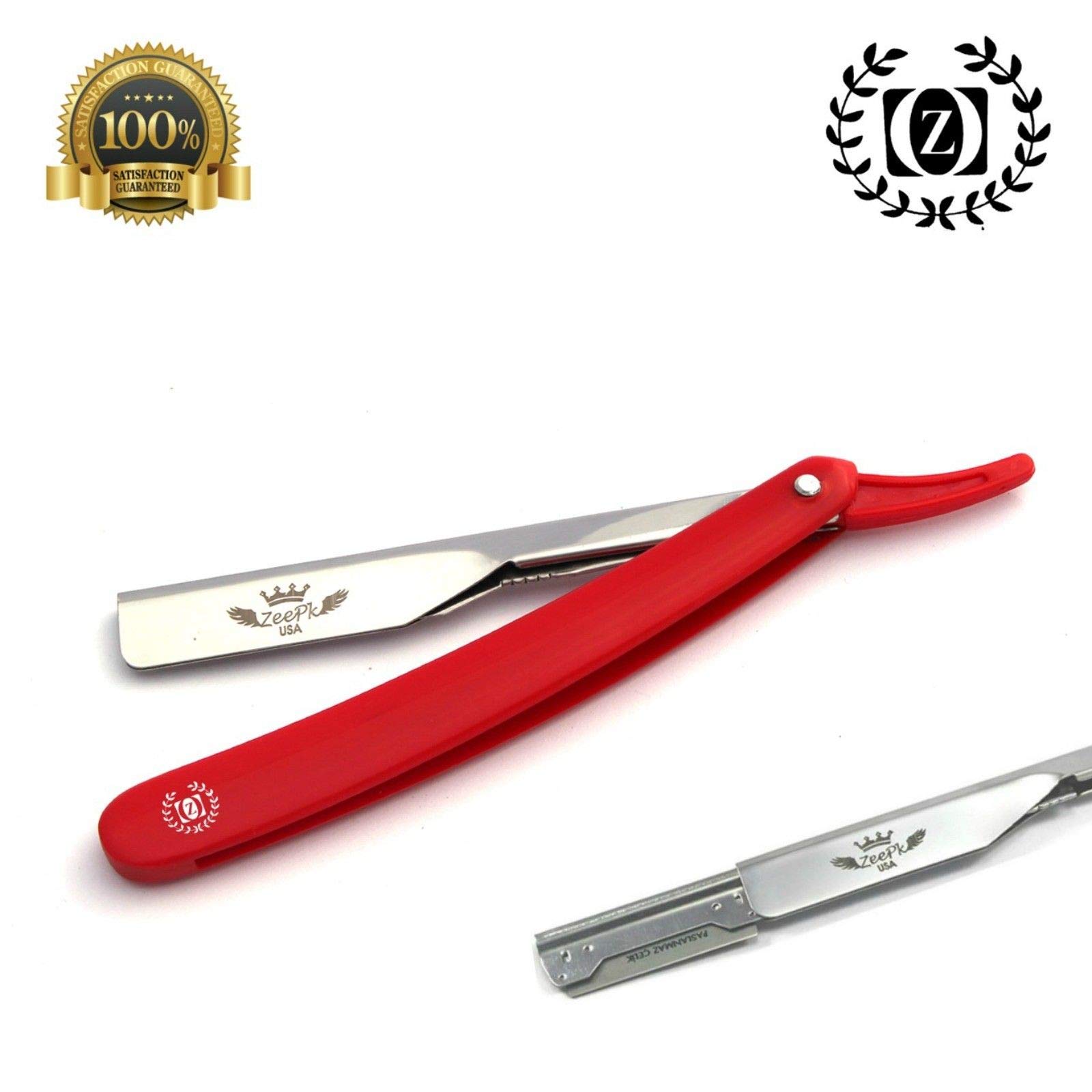 BARBER SALON CUT THROAT (BEARD) STRAIGHT RAZOR RASOIRS +100 BLADES FREE