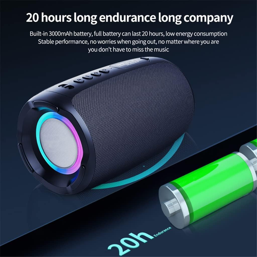 fzzdp speaker 10w portable speakers with ipx5 waterproof tws sound pulse