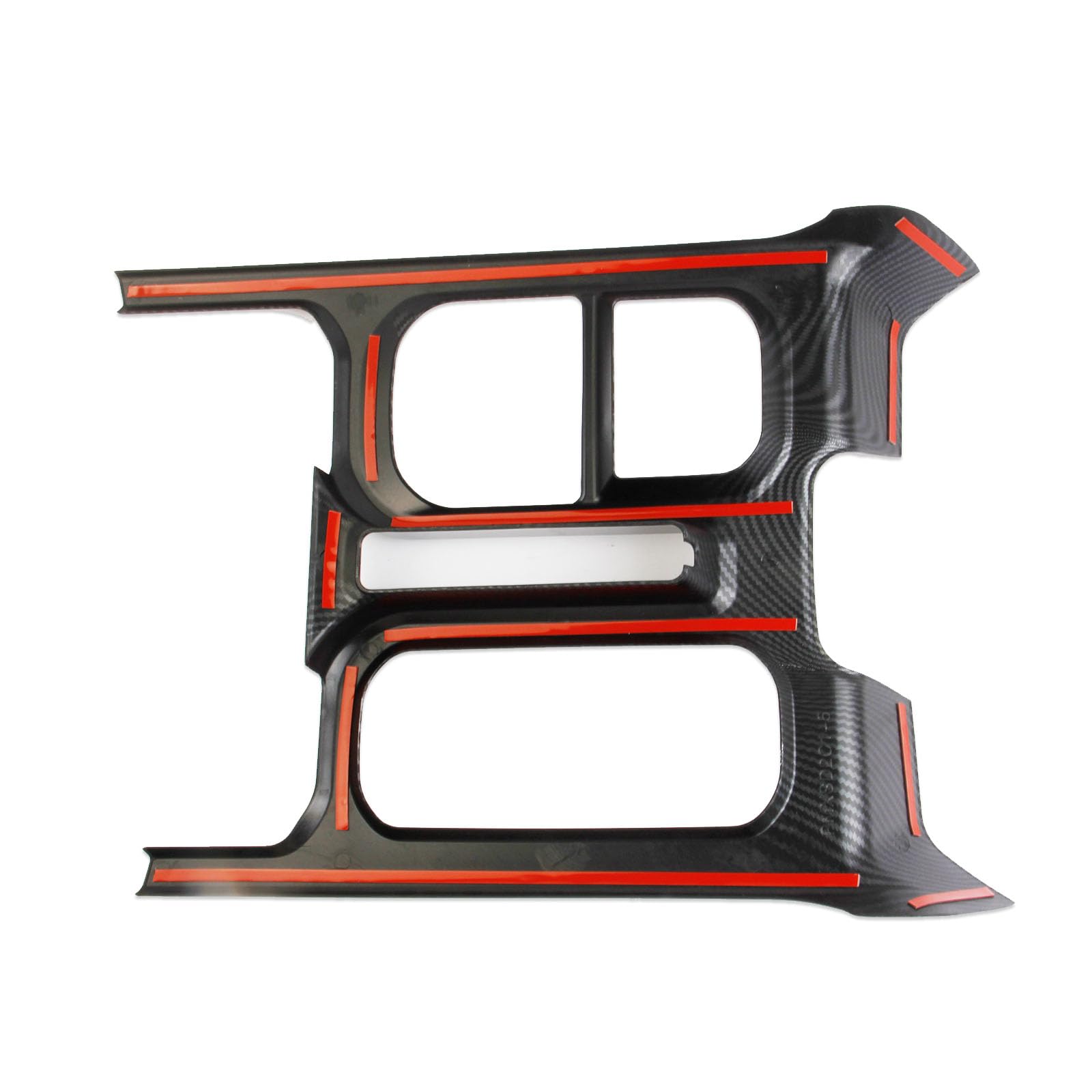 Carbon Fiber Style Interior Center Control Gear Shift Panel Cup Holder Cover Trim Accessories for 2022-2026 GMC Sierra/Chevrolet Silverado 1500