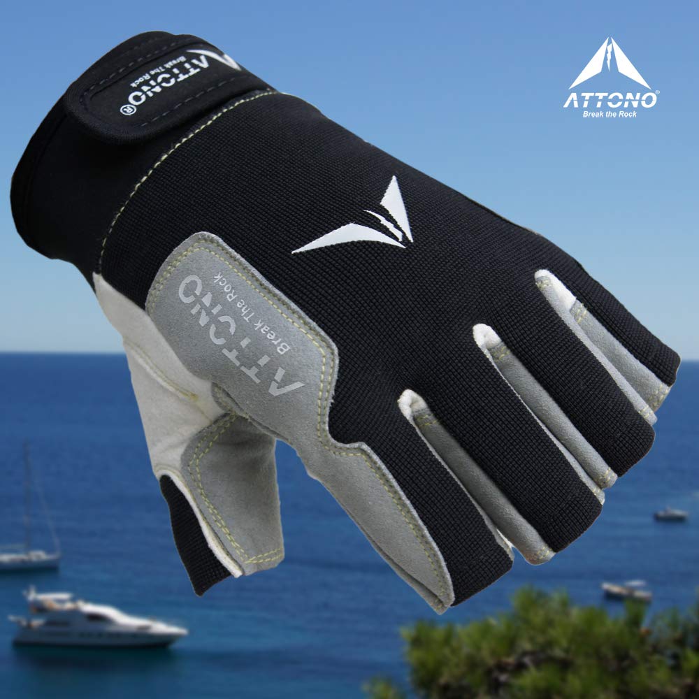 ATTONO Regatta Gants de voile d'été pour sports nautiques