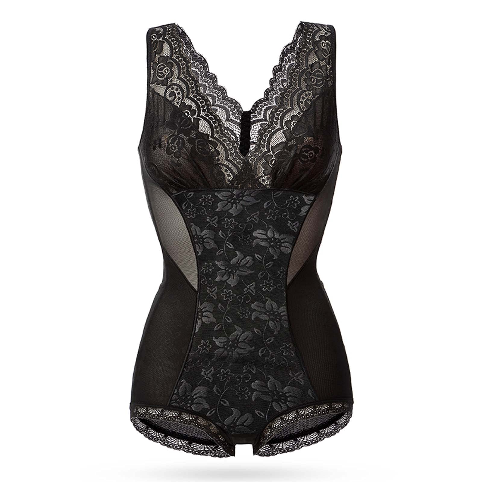 Body Gainant Ventre Plat Body Gainant Everbellus Sans Couture - Ventre Plat, Nylon/spandex, Taille S à XXL Corset Minceur Femme - 12