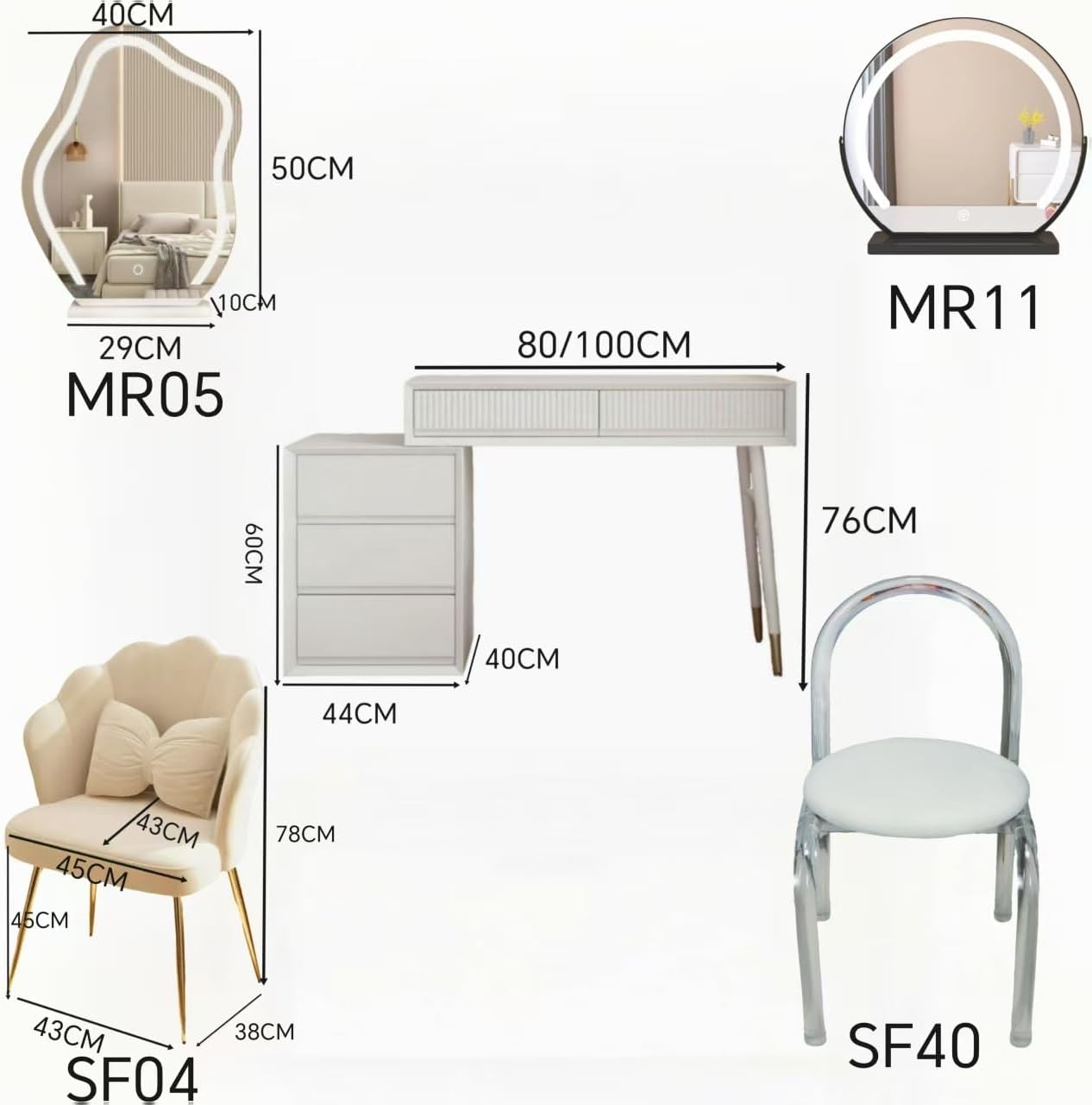イタリア製 押し花アート 木製ミラー収納 薄型ペーパーオーガナイザー