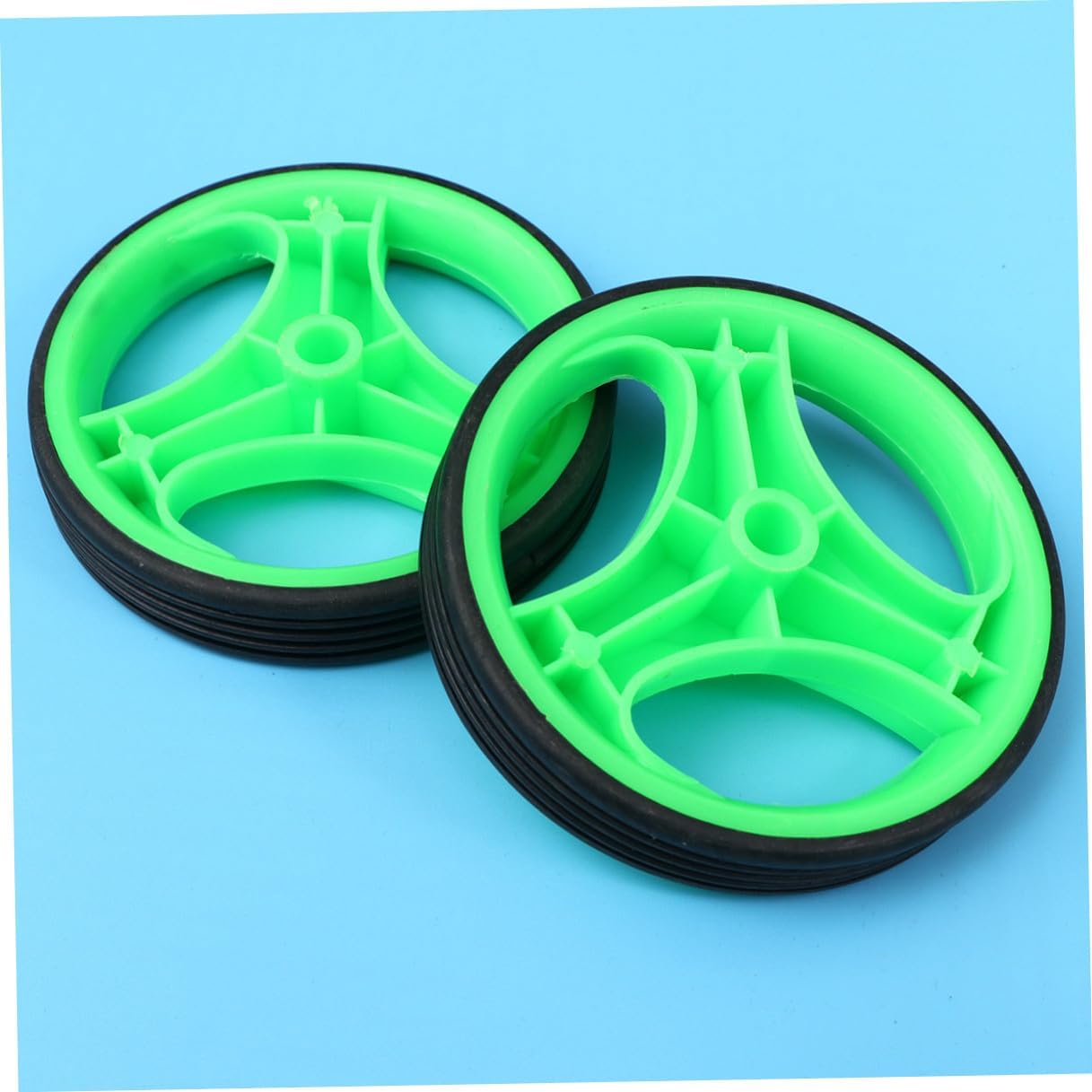 NOLITOY Bike Training Wheels with Green Bracket, Mute Balance Auxiliary Wheels for 12-20 Inch ’s Bicycle, Cycling Stabilizer Accessories for Boys