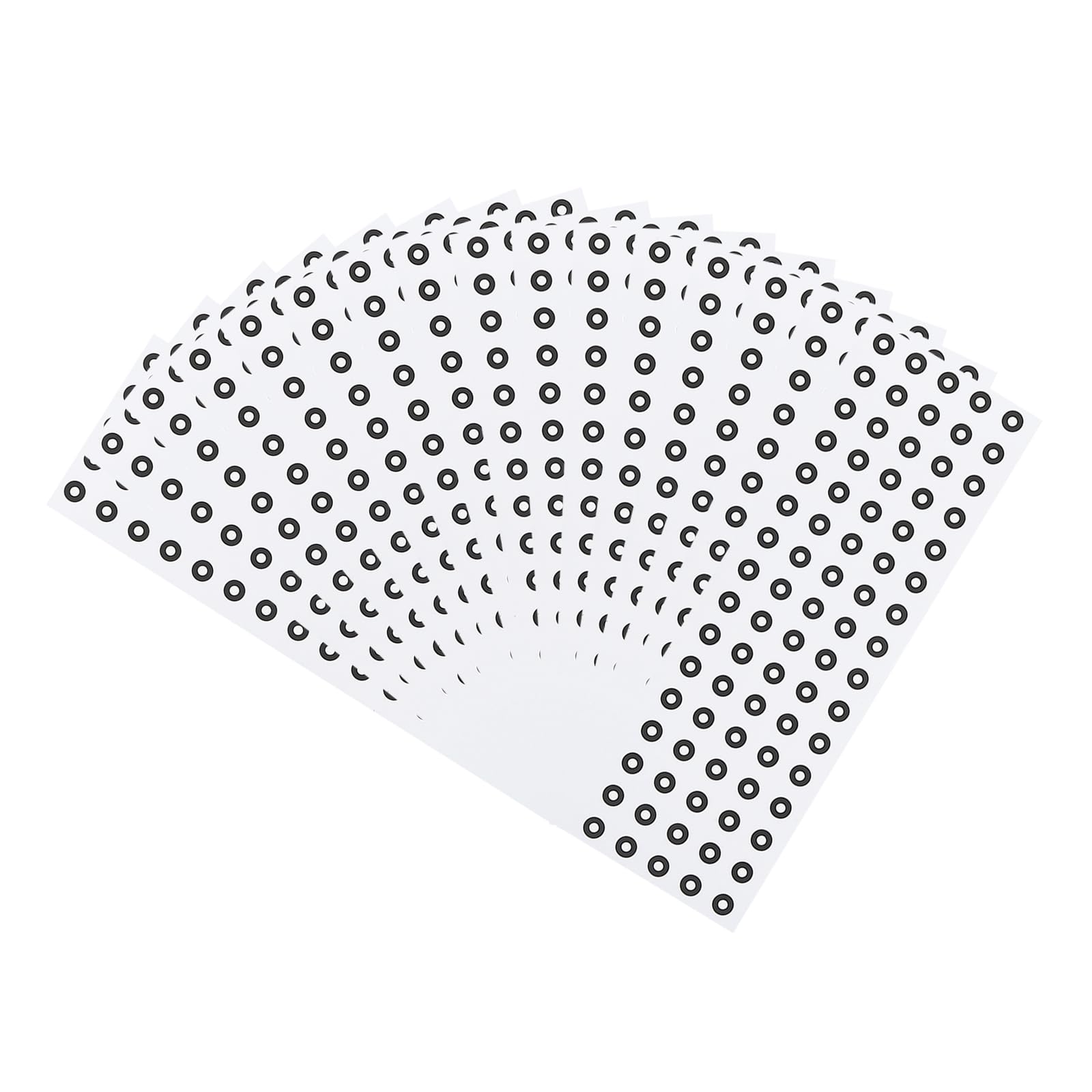 sourcing map 1200 Pcs 3D Scanner Markers 1.5mm Low Reflective 3D Scanning Dots 3D Tracking Dots Reference Point 3D Target Diffuse Reflection Markers for Camera-based 3D Scanners(1.5x3.5mm)