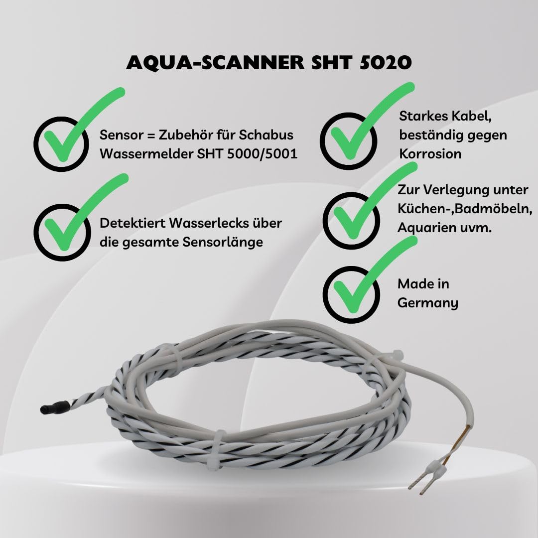 Schabus SHT 5020 Aqua Scanner 2 m, Zubehör für SCHABUS Wassermelder SHT 5000, 5001 und 5002